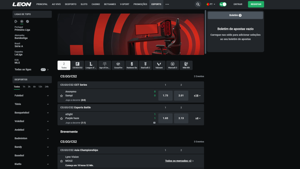 Leonbet eSports